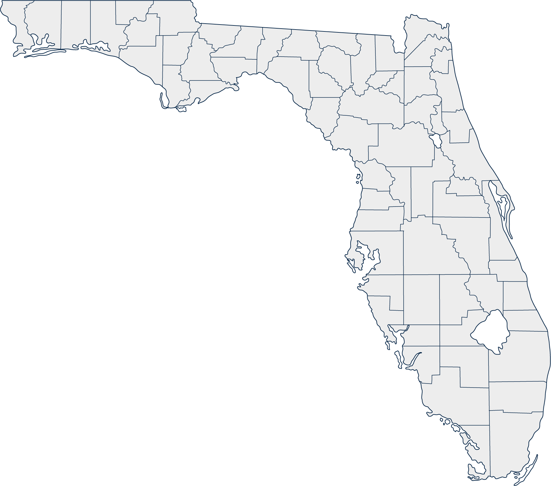 mapa Florida